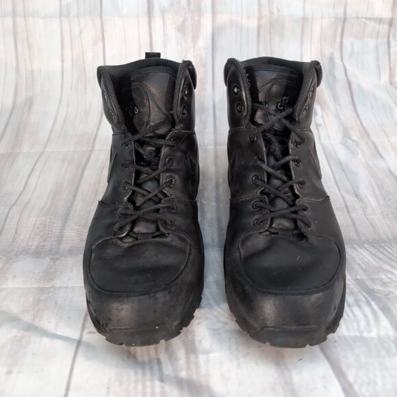 Nike ACG 454350-003 Combat Boots Black Leather/Nylon – Men’s Size 13 main image 6
